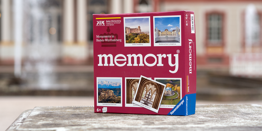 Schloss Bruchsal, Produkte, Memory®-Spiel vor Schloss 
