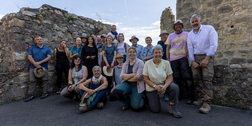 Burg Rötteln, Event, Ausgrabung, Grabungsteam