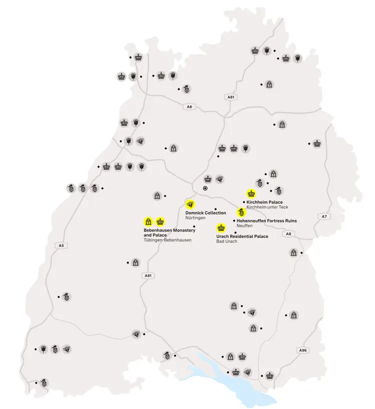 Illustration: Staatliche Schlösser und Gärten Baden-Württemberg, JUNG Kommunikation GmbH A rural idyll around Tübingen