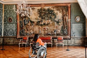 Residenzschloss Ludwigsburg, Besucher, Rollstuhl