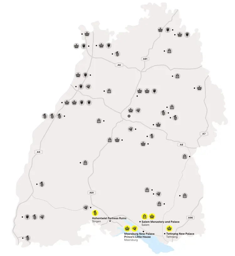 Illustration: Staatliche Schlösser und Gärten Baden-Württemberg, JUNG Kommunikation GmbH Lake Constance