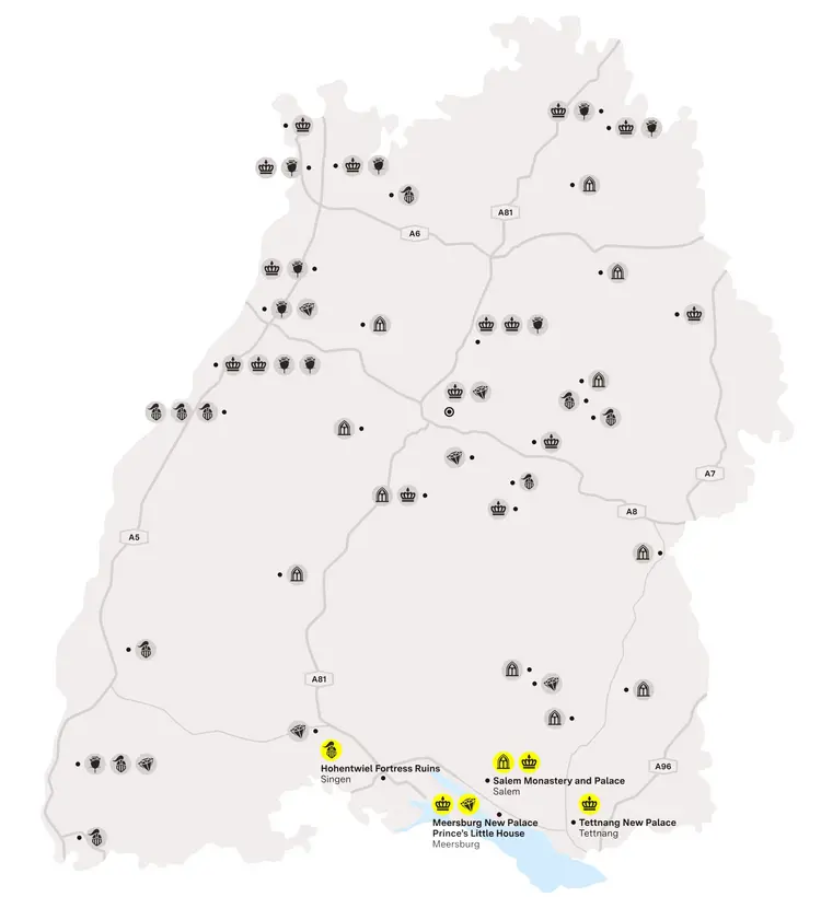 Illustration: Staatliche Schlösser und Gärten Baden-Württemberg, JUNG Kommunikation GmbH Lake Constance