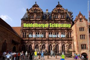 Schloss Heidelberg, Friedrichsbau, grafisch bearbeitet